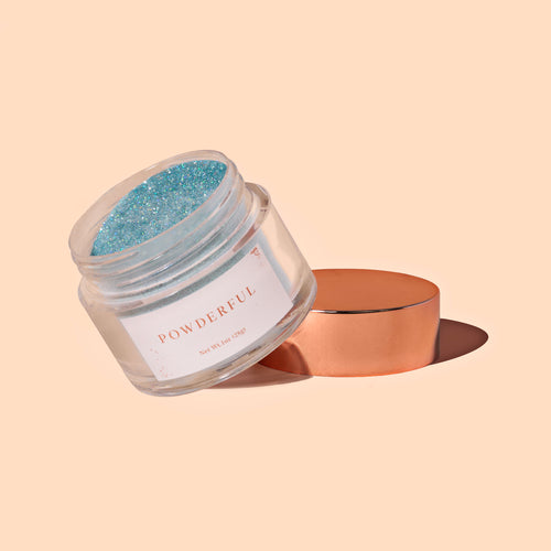 Blue Nebula CHROME Dip Powder