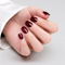 Delicate Red Cat Eye Sqaure Press On