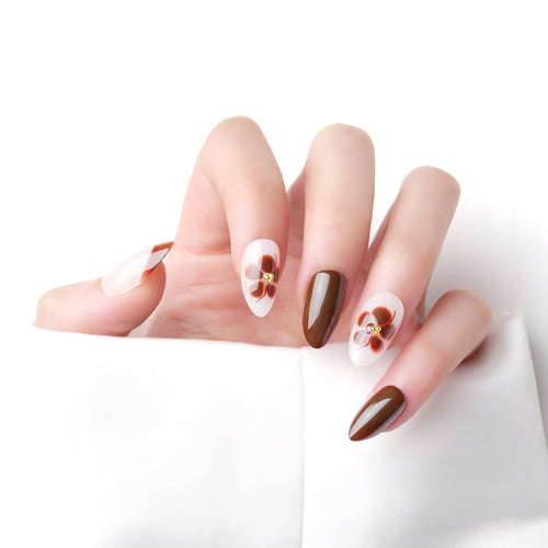 In Full Bloom Almond Press On