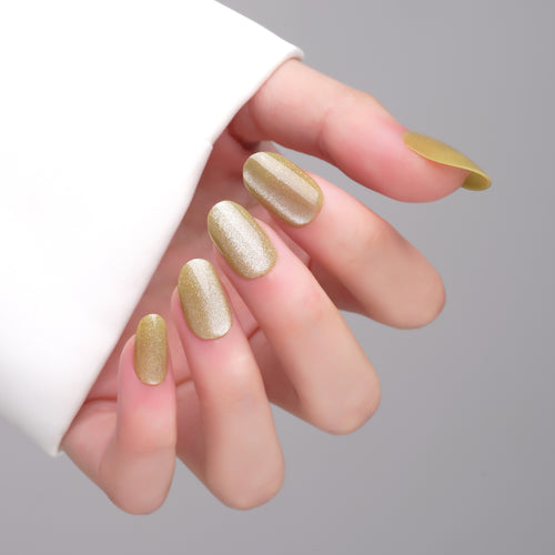 Gilded Graces Round Press On