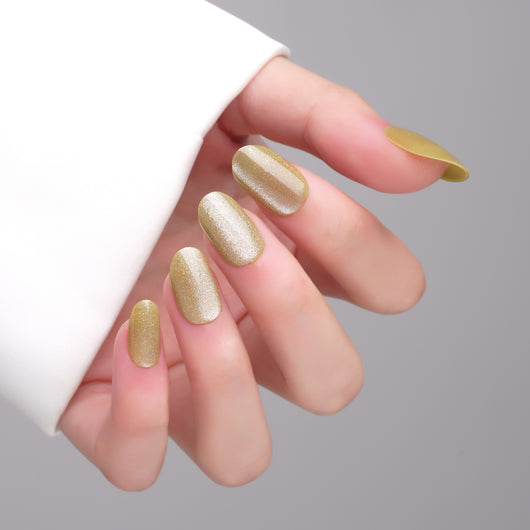 Gilded Graces Round Press On