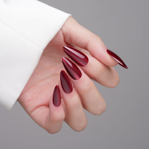 Dig In Cat Eye Almond Press On