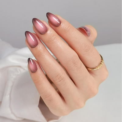 Halo Effect Almond Press On