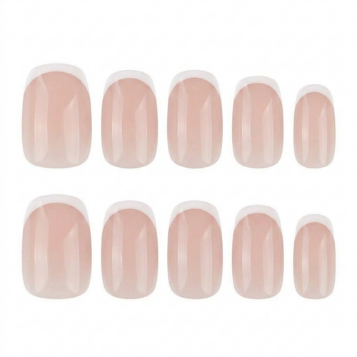 Micro French Tips Square Press On