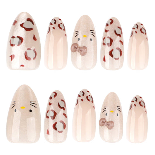 Pretty Kitty Almond Press On