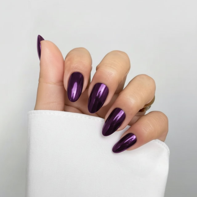 Purple Cosmos CHROME Dip Powder