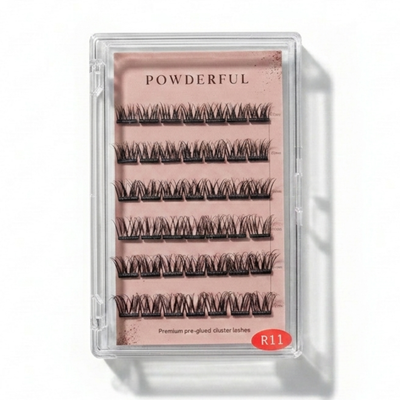 Effortless Pre-Glued Cluster Lashes