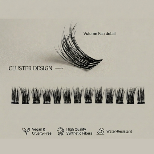 Flirty Pre-Glued Cluster Lashes