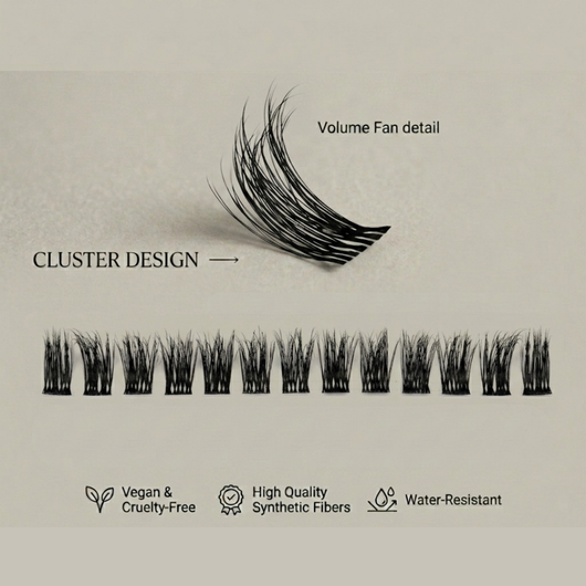 Flirty Pre-Glued Cluster Lashes